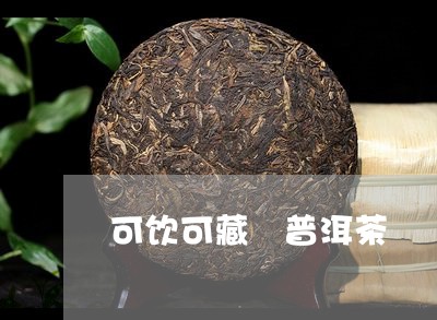 可饮可藏 普洱茶/2023041179683